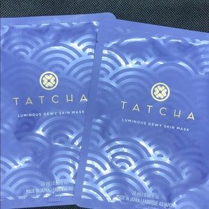Two Tatcha Luminous Dewy skin masks
